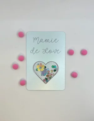 Carte bonne fête mamie – Carte à secouer