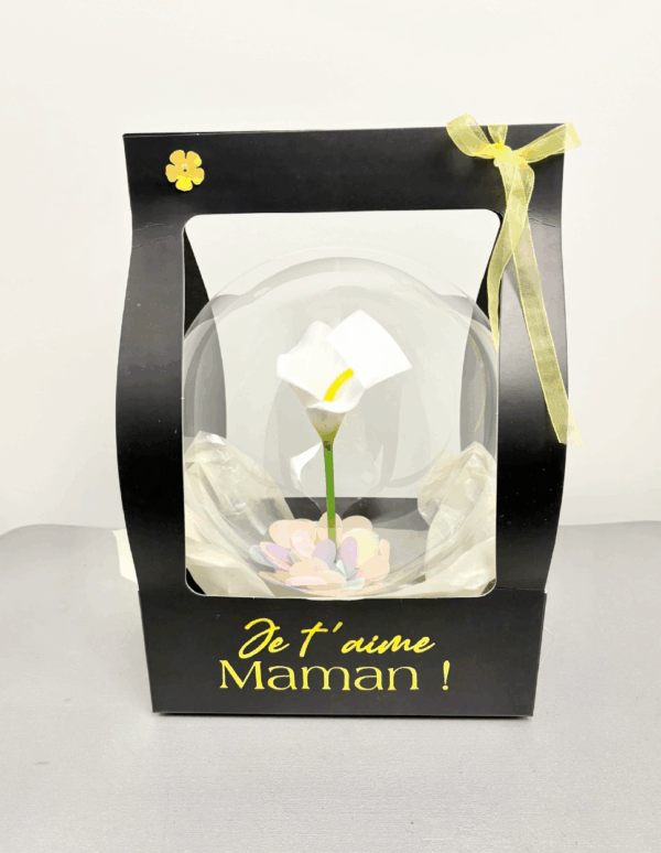 cadeau avec fleur pour la fêtes des mères