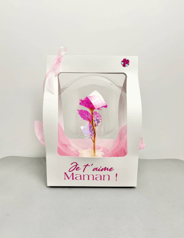 Rose en crystal pour la fête des mères
